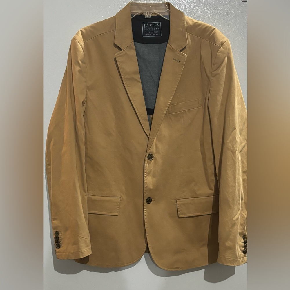 Jachs New York Men’s Size Large Khaki Tan Blazer Sports Coat